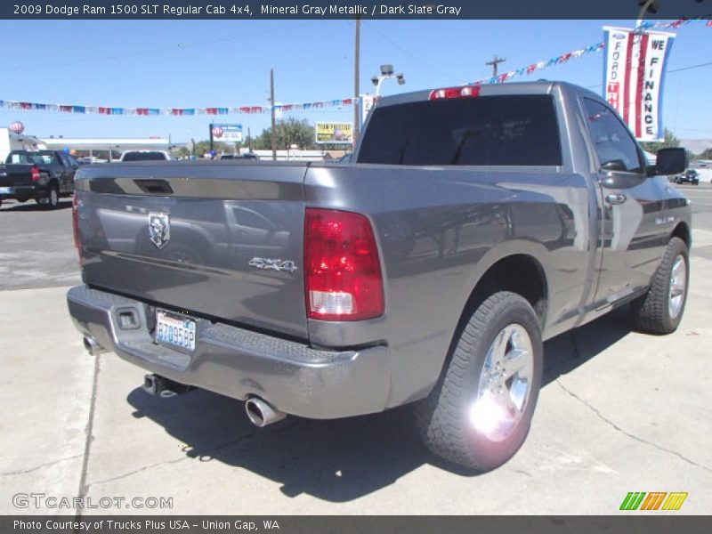 Mineral Gray Metallic / Dark Slate Gray 2009 Dodge Ram 1500 SLT Regular Cab 4x4