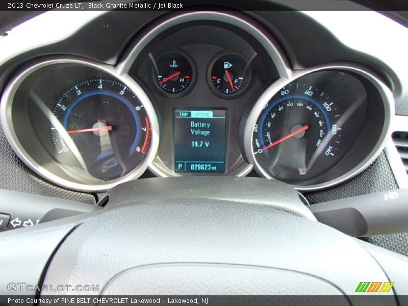 Black Granite Metallic / Jet Black 2013 Chevrolet Cruze LT