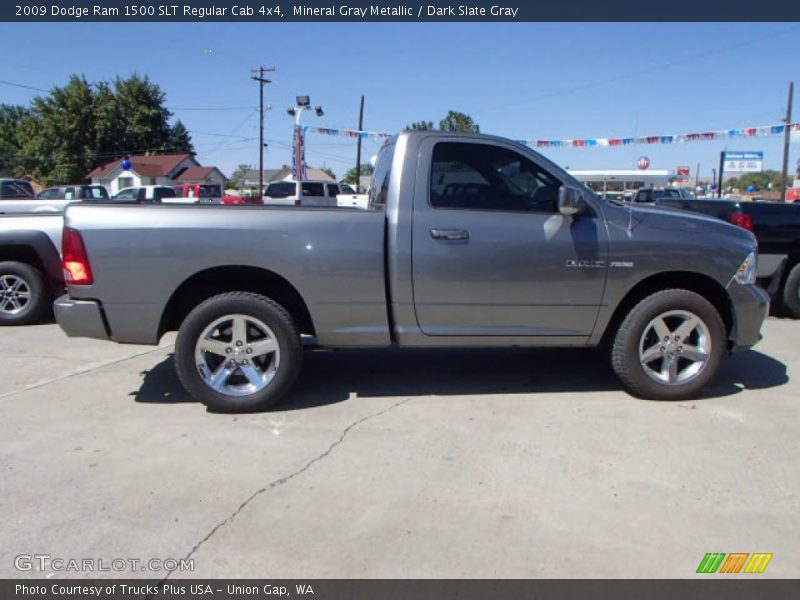 Mineral Gray Metallic / Dark Slate Gray 2009 Dodge Ram 1500 SLT Regular Cab 4x4