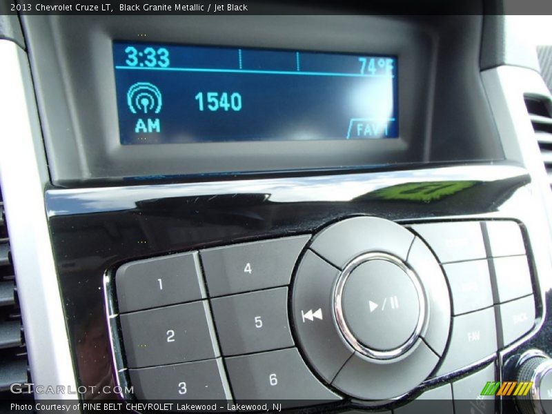 Black Granite Metallic / Jet Black 2013 Chevrolet Cruze LT