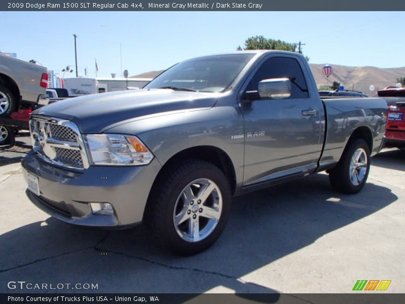 Mineral Gray Metallic / Dark Slate Gray 2009 Dodge Ram 1500 SLT Regular Cab 4x4