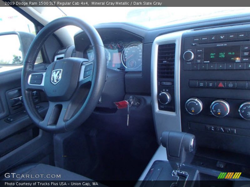 Mineral Gray Metallic / Dark Slate Gray 2009 Dodge Ram 1500 SLT Regular Cab 4x4