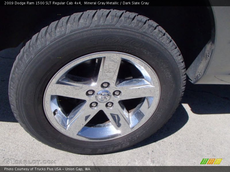 Mineral Gray Metallic / Dark Slate Gray 2009 Dodge Ram 1500 SLT Regular Cab 4x4
