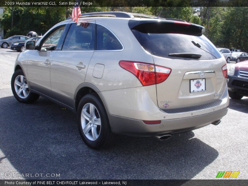 Satin Beige / Beige 2009 Hyundai Veracruz GLS