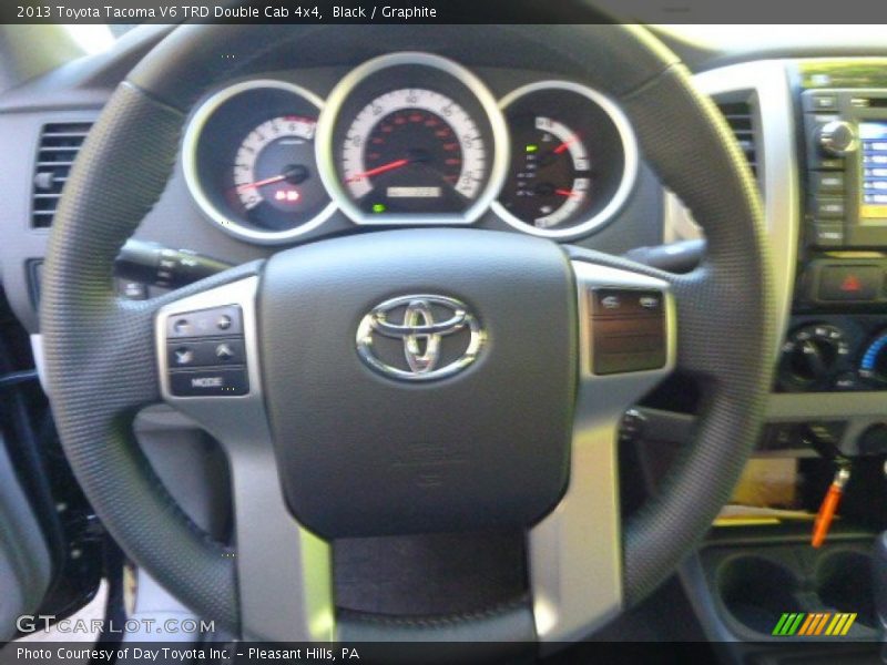 Black / Graphite 2013 Toyota Tacoma V6 TRD Double Cab 4x4