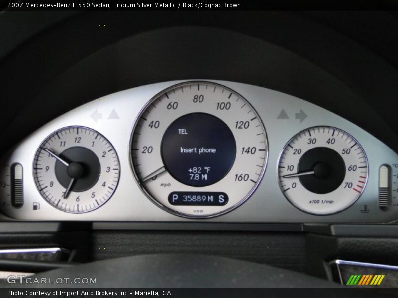  2007 E 550 Sedan 550 Sedan Gauges