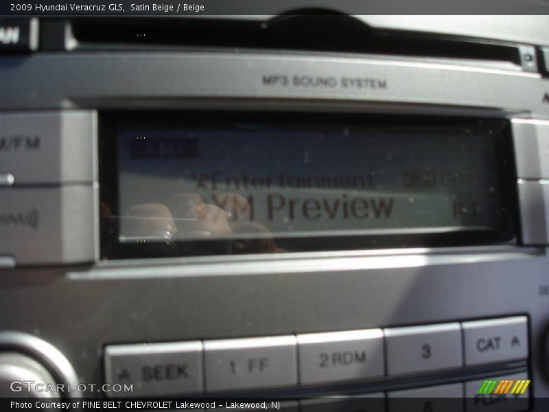 Satin Beige / Beige 2009 Hyundai Veracruz GLS