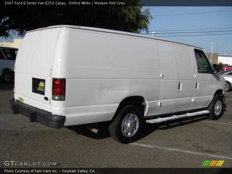 Oxford White / Medium Flint Grey 2007 Ford E Series Van E250 Cargo