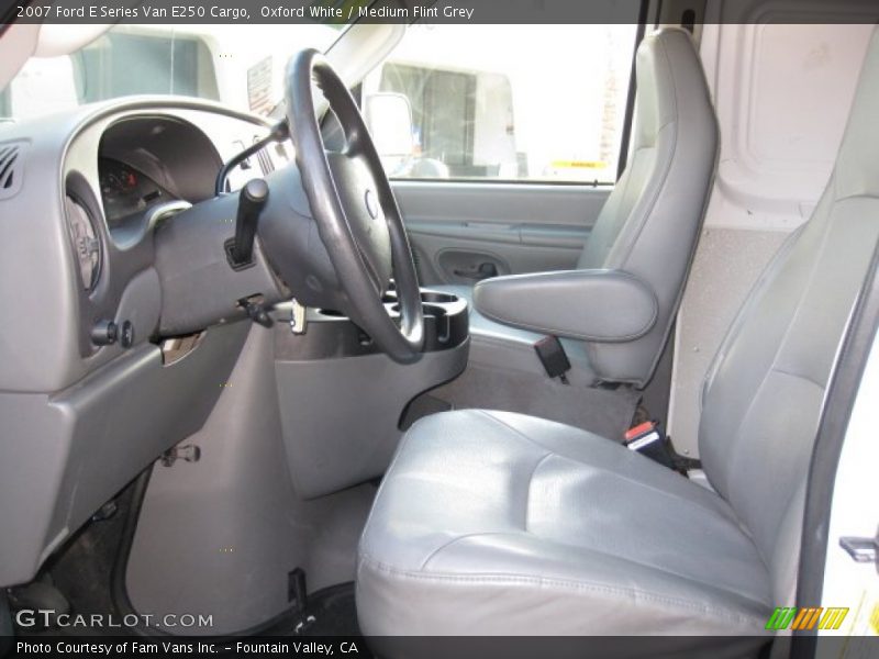 Oxford White / Medium Flint Grey 2007 Ford E Series Van E250 Cargo