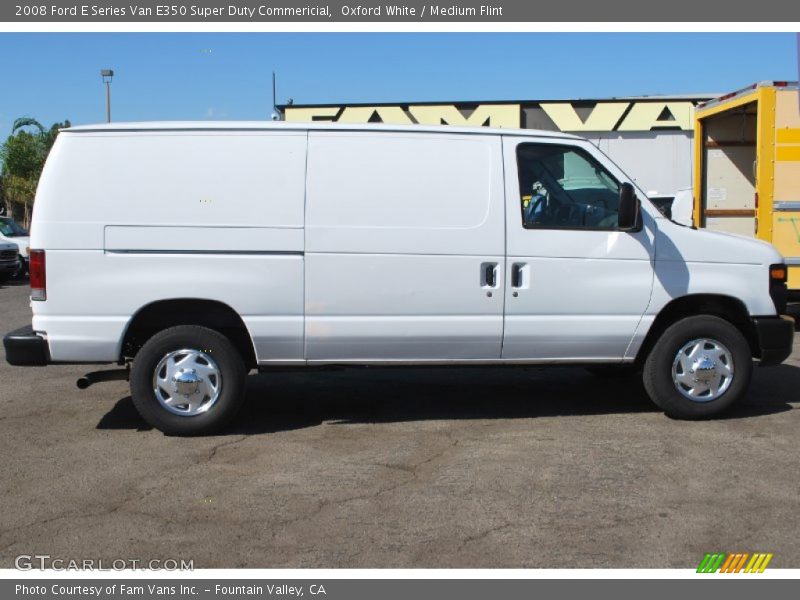 Oxford White / Medium Flint 2008 Ford E Series Van E350 Super Duty Commericial
