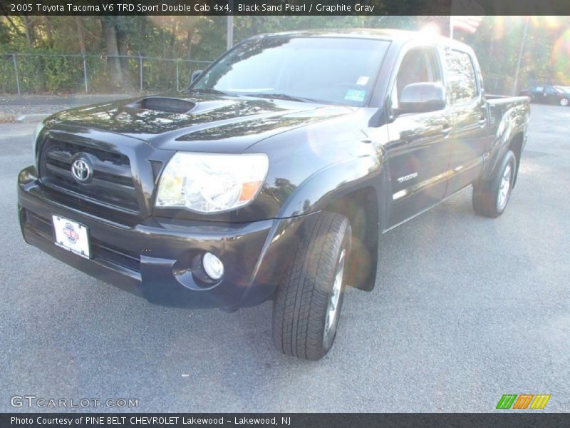 Black Sand Pearl / Graphite Gray 2005 Toyota Tacoma V6 TRD Sport Double Cab 4x4