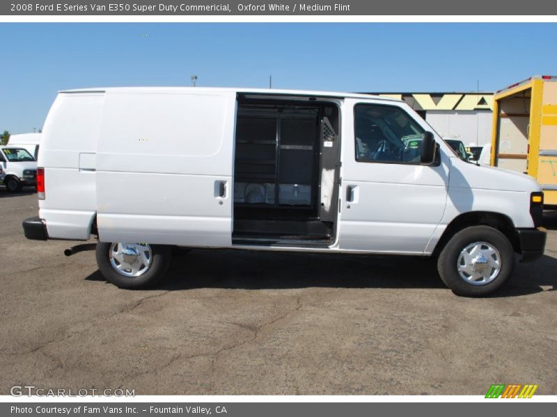 Oxford White / Medium Flint 2008 Ford E Series Van E350 Super Duty Commericial