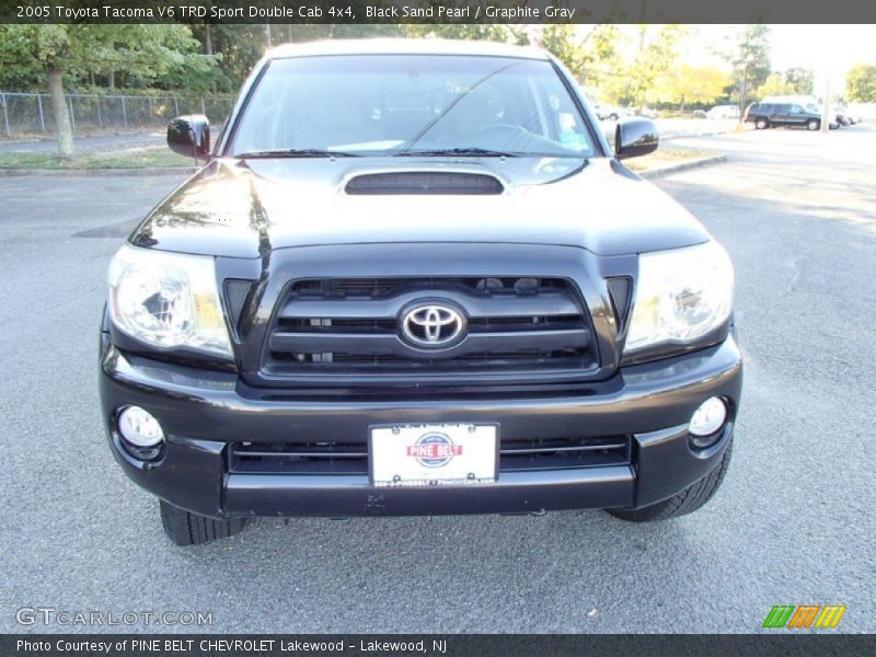 Black Sand Pearl / Graphite Gray 2005 Toyota Tacoma V6 TRD Sport Double Cab 4x4