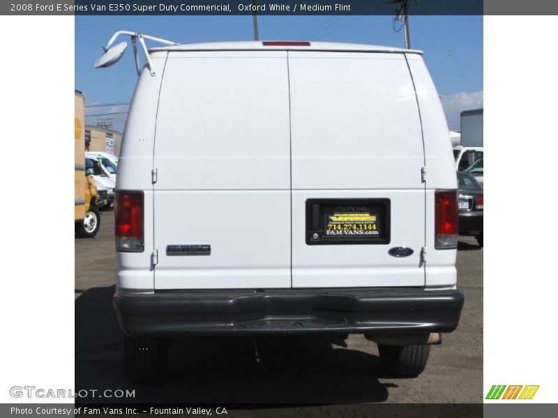 Oxford White / Medium Flint 2008 Ford E Series Van E350 Super Duty Commericial