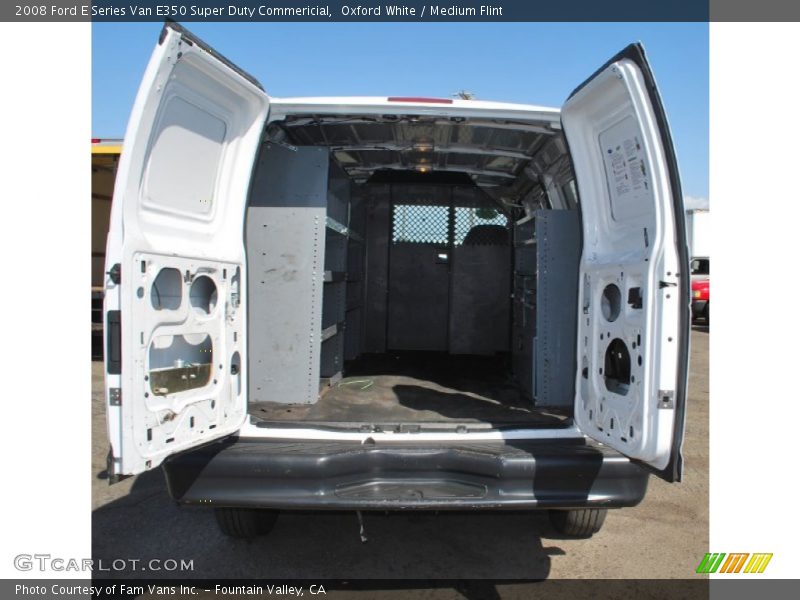 Oxford White / Medium Flint 2008 Ford E Series Van E350 Super Duty Commericial