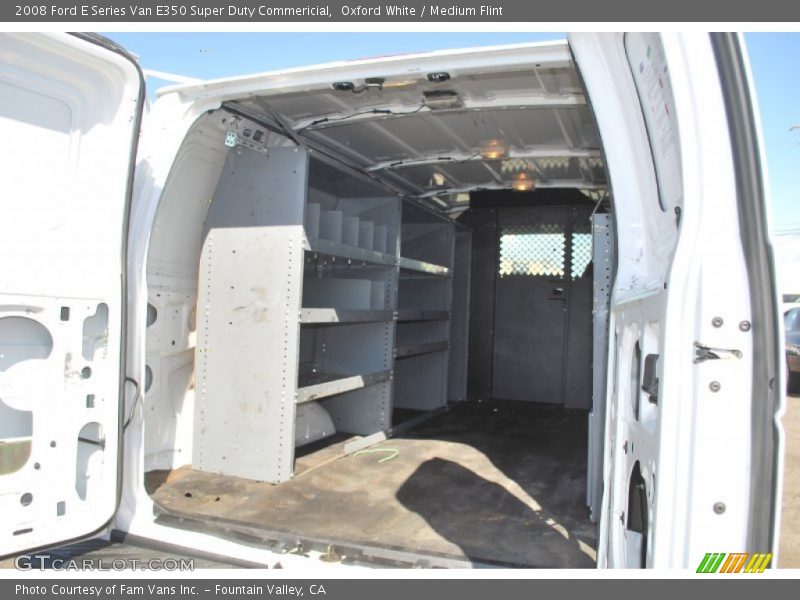 Oxford White / Medium Flint 2008 Ford E Series Van E350 Super Duty Commericial