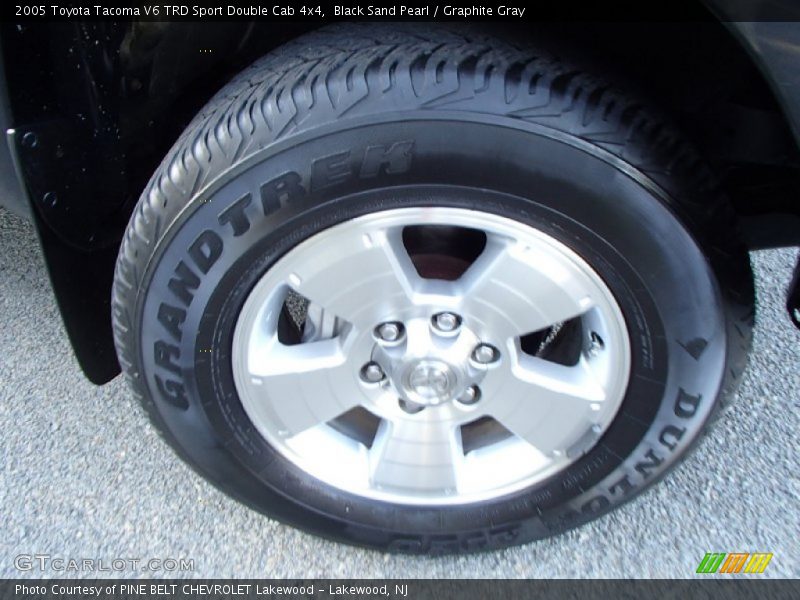 Black Sand Pearl / Graphite Gray 2005 Toyota Tacoma V6 TRD Sport Double Cab 4x4