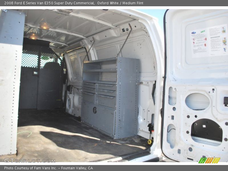 Oxford White / Medium Flint 2008 Ford E Series Van E350 Super Duty Commericial