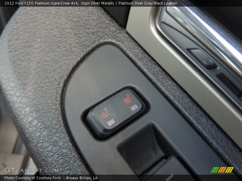 Ingot Silver Metallic / Platinum Steel Gray/Black Leather 2012 Ford F150 Platinum SuperCrew 4x4