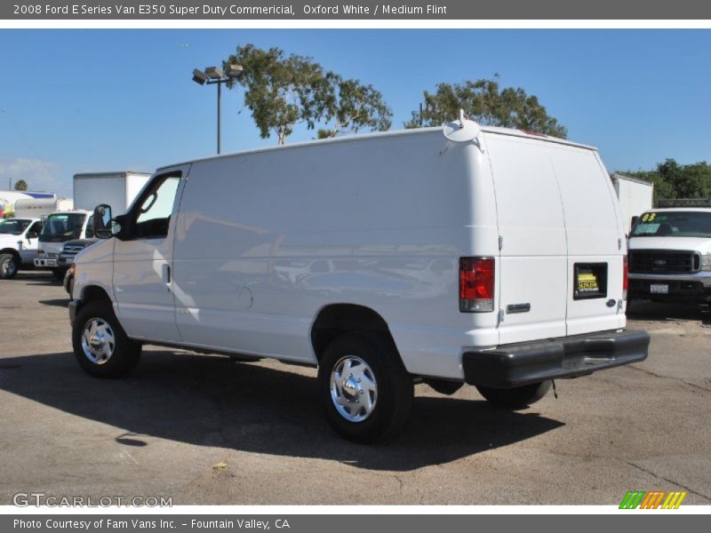Oxford White / Medium Flint 2008 Ford E Series Van E350 Super Duty Commericial