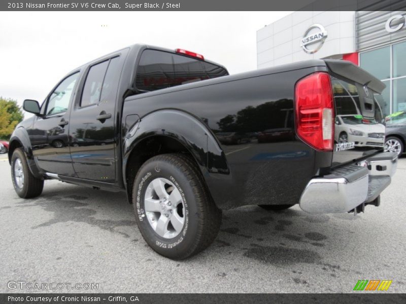 Super Black / Steel 2013 Nissan Frontier SV V6 Crew Cab