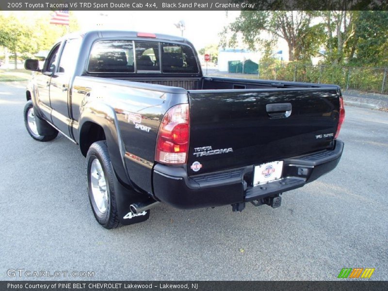 Black Sand Pearl / Graphite Gray 2005 Toyota Tacoma V6 TRD Sport Double Cab 4x4