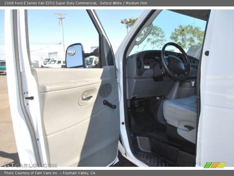 Oxford White / Medium Flint 2008 Ford E Series Van E350 Super Duty Commericial