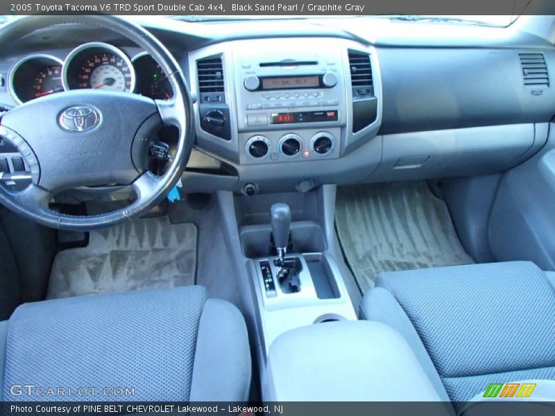Black Sand Pearl / Graphite Gray 2005 Toyota Tacoma V6 TRD Sport Double Cab 4x4