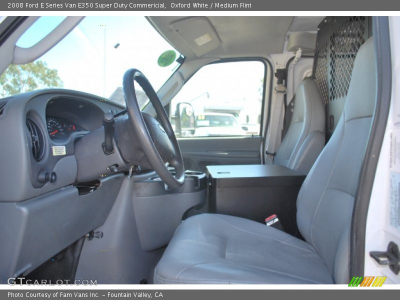 Oxford White / Medium Flint 2008 Ford E Series Van E350 Super Duty Commericial