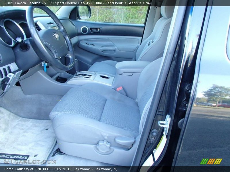 Black Sand Pearl / Graphite Gray 2005 Toyota Tacoma V6 TRD Sport Double Cab 4x4
