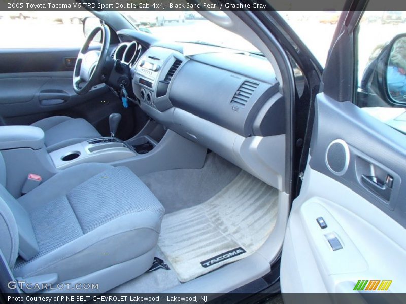 Black Sand Pearl / Graphite Gray 2005 Toyota Tacoma V6 TRD Sport Double Cab 4x4