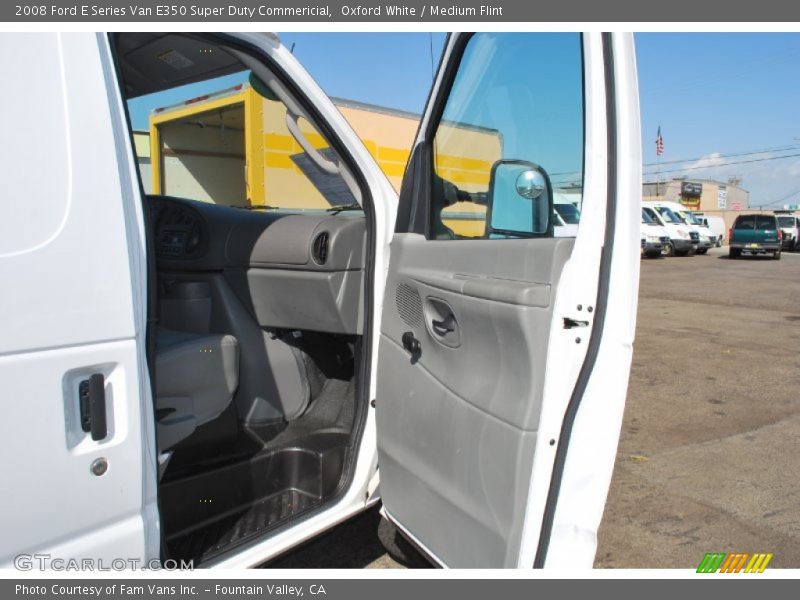 Oxford White / Medium Flint 2008 Ford E Series Van E350 Super Duty Commericial