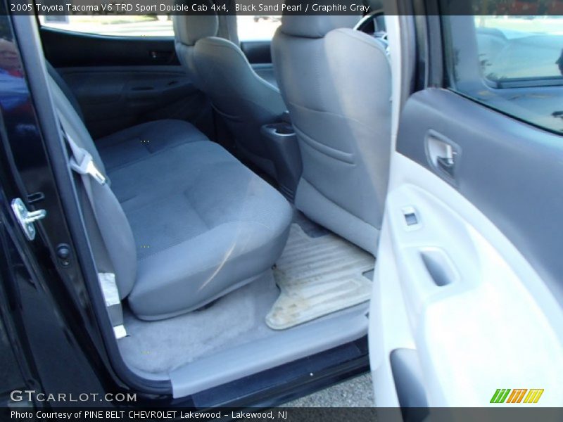 Black Sand Pearl / Graphite Gray 2005 Toyota Tacoma V6 TRD Sport Double Cab 4x4