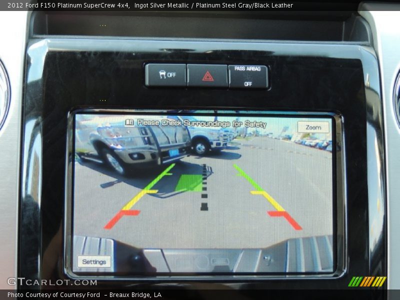 Ingot Silver Metallic / Platinum Steel Gray/Black Leather 2012 Ford F150 Platinum SuperCrew 4x4