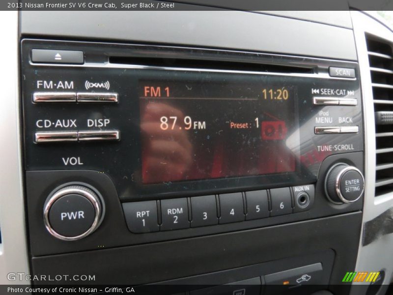 Audio System of 2013 Frontier SV V6 Crew Cab