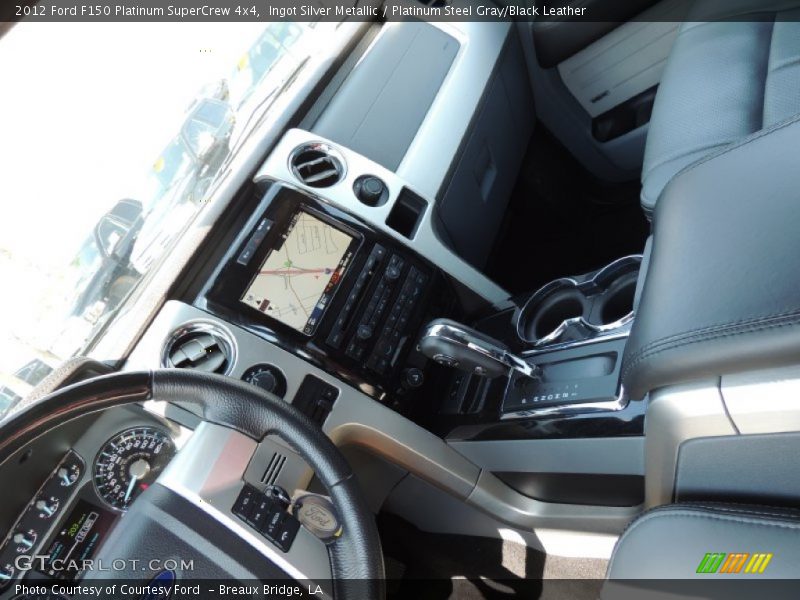 Ingot Silver Metallic / Platinum Steel Gray/Black Leather 2012 Ford F150 Platinum SuperCrew 4x4