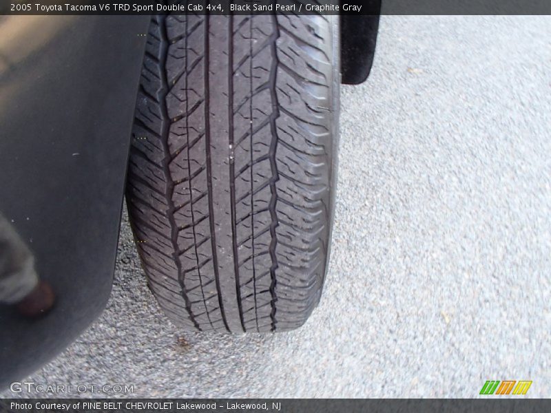 Black Sand Pearl / Graphite Gray 2005 Toyota Tacoma V6 TRD Sport Double Cab 4x4
