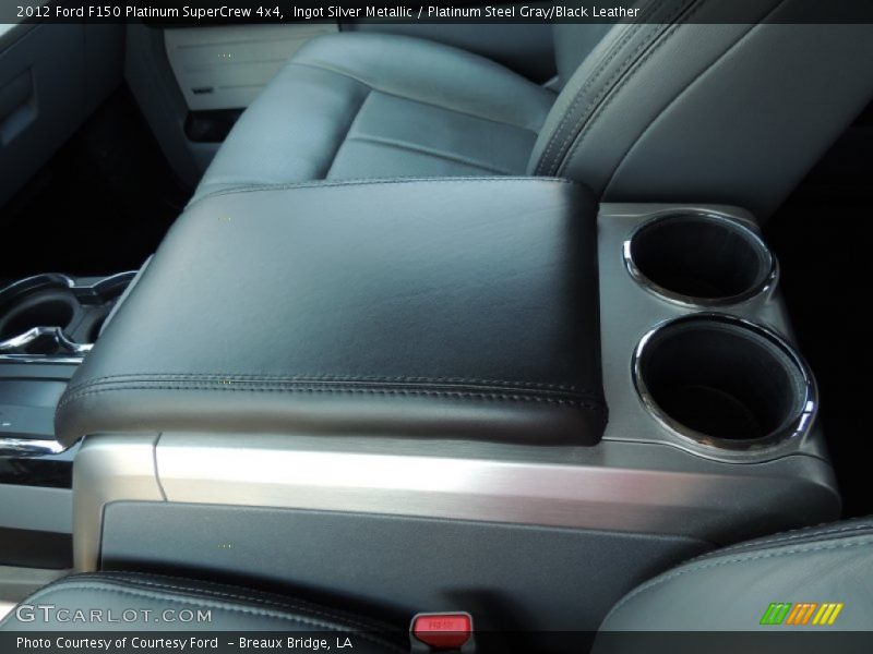 Ingot Silver Metallic / Platinum Steel Gray/Black Leather 2012 Ford F150 Platinum SuperCrew 4x4