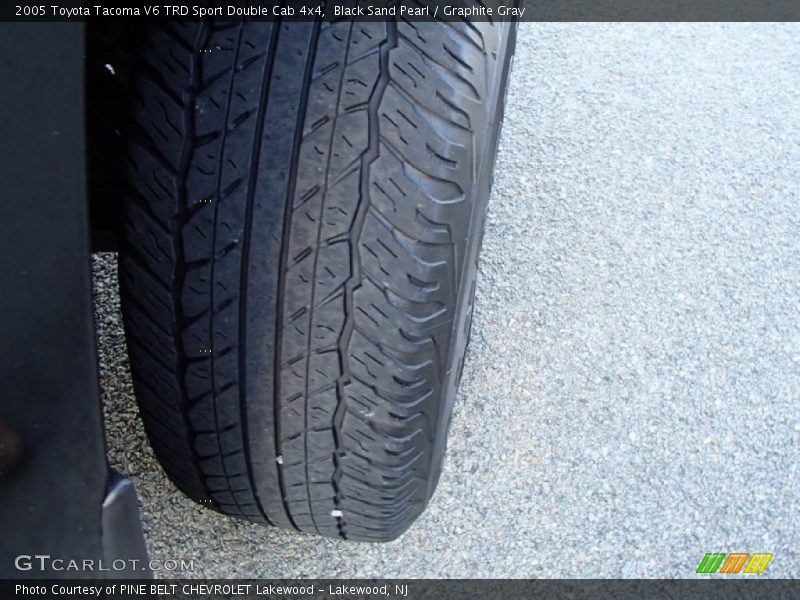 Black Sand Pearl / Graphite Gray 2005 Toyota Tacoma V6 TRD Sport Double Cab 4x4