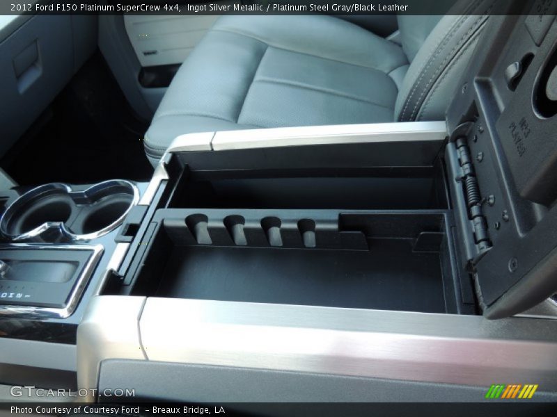 Ingot Silver Metallic / Platinum Steel Gray/Black Leather 2012 Ford F150 Platinum SuperCrew 4x4