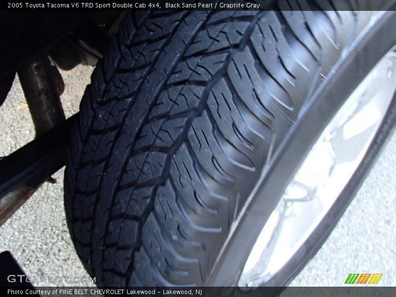 Black Sand Pearl / Graphite Gray 2005 Toyota Tacoma V6 TRD Sport Double Cab 4x4