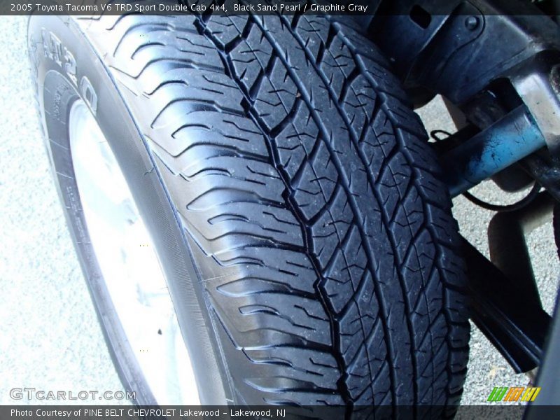 Black Sand Pearl / Graphite Gray 2005 Toyota Tacoma V6 TRD Sport Double Cab 4x4