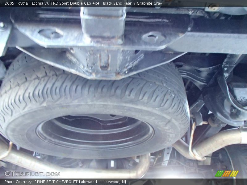 Black Sand Pearl / Graphite Gray 2005 Toyota Tacoma V6 TRD Sport Double Cab 4x4