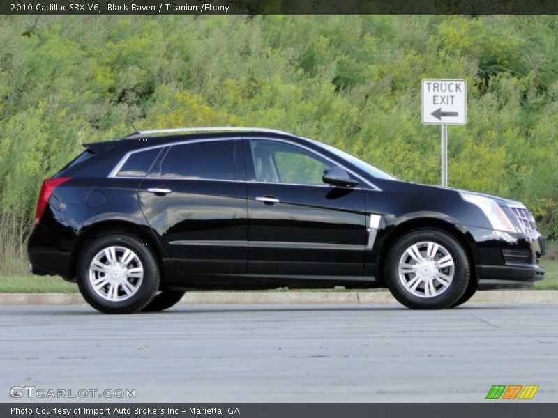 Black Raven / Titanium/Ebony 2010 Cadillac SRX V6