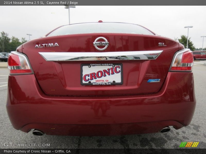 Cayenne Red / Beige 2014 Nissan Altima 2.5 SL