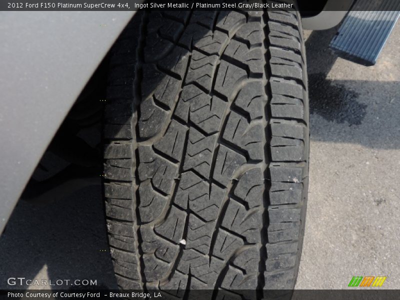 Ingot Silver Metallic / Platinum Steel Gray/Black Leather 2012 Ford F150 Platinum SuperCrew 4x4