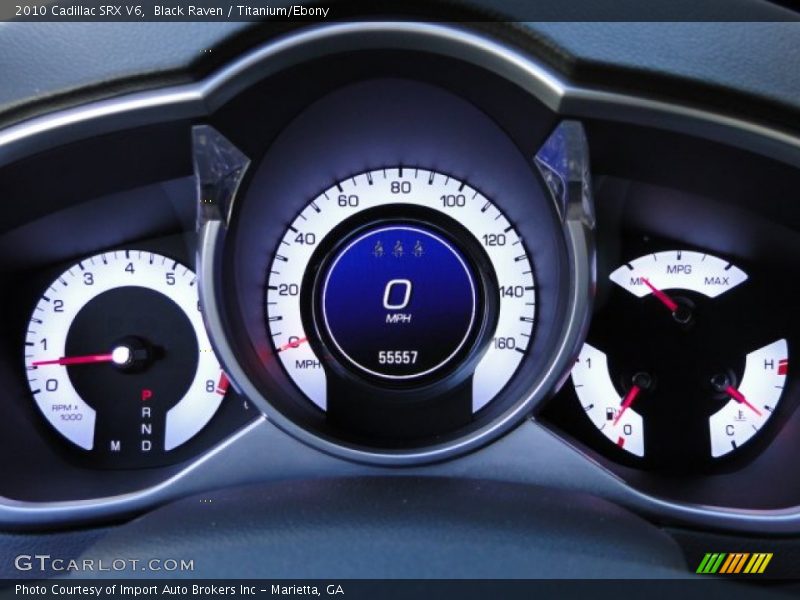 Black Raven / Titanium/Ebony 2010 Cadillac SRX V6