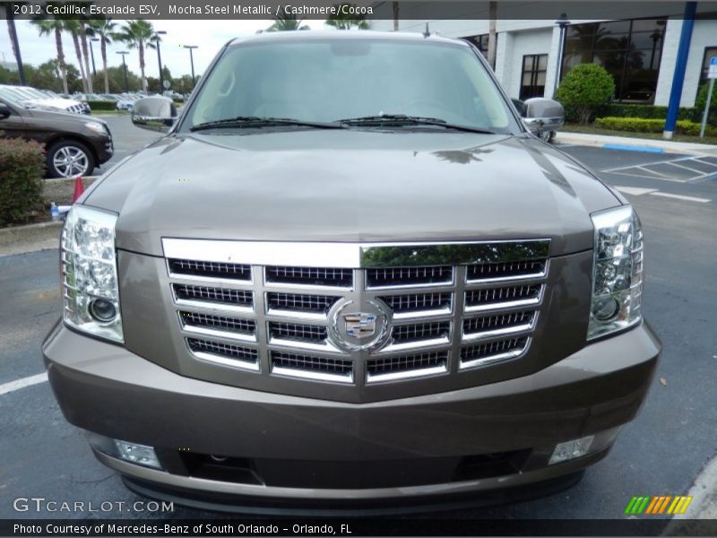 Mocha Steel Metallic / Cashmere/Cocoa 2012 Cadillac Escalade ESV