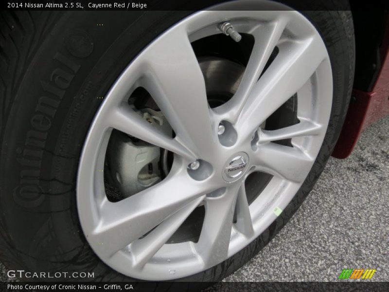 Cayenne Red / Beige 2014 Nissan Altima 2.5 SL