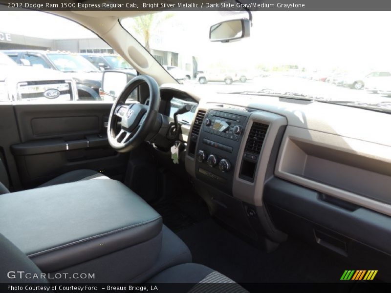 Bright Silver Metallic / Dark Slate Gray/Medium Graystone 2012 Dodge Ram 1500 Express Regular Cab